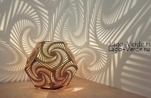 Светильник -шар из многоугольников "Oriental" | купить в LAGO VERDE 
