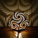 Светильник -шар из многоугольников "Oriental" | купить в LAGO VERDE  | фото 1