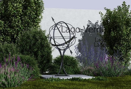 Солнечные часы для сада "Sundial"  изготовление на заказ в интернет-магазине скульптур в Москве с доставкой