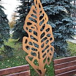 Ажурная скульптура для сада "Лист": купить | изготовить на заказ | фото 9