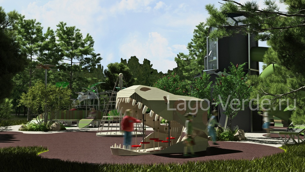 детская площадка с тираннозавром_купить в Лаго Верде.jpg