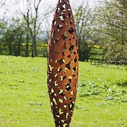 Арт-скульптура из кортеновской стали 