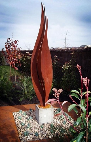 Садовая скульптура из кортеновской стали: купить | изготовить на заказ
