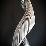 Абстрактная скульптура из нержавеющей стали "Fading" | скульптура из стали и арт-объекты| купить в Lago Verde | фото 2