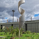 Современная садовая скульптура "Swirl" купить в интернет-магазине скульптур в Москве с доставкой | фото 1
