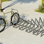 Велопарковка из нержавеющей стали "Corners" | фото 1