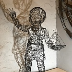 Скульптура из нержавеющей проволоки фигуры из проволоки купить в интернет-магазине Lago Verde, изготовление на заказ | фото 4