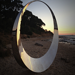 Стальная парковая скульптура "Ring" | скульптура из стали и арт-объекты| купить в Lago Verde | фото 1