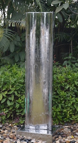 Садовый фонтан из металла