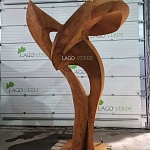 Парковая скульптура из кортена "Vague": купить | изготовить на заказ | фото 2