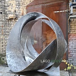 Современная скульптура из нержавеющей стали "Wave" | скульптура из стали и арт-объекты| купить в Lago Verde | фото 1