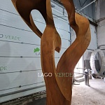 Парковая скульптура из кортена "Vague": купить | изготовить на заказ | фото 3