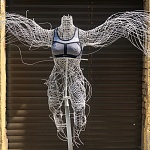 Скульптура из проволоки "Ника",купить в интернет-магазине Lago Verde, изготовление на заказ | фото 4