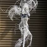 Скульптура из проволоки "Ника",купить в интернет-магазине Lago Verde, изготовление на заказ | фото 3