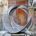 Современная скульптура из нержавеющей стали "Wave" | скульптура из стали и арт-объекты| купить в Lago Verde | фото 6