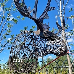 Скульптура из проволоки "Moose" 