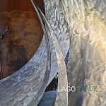 Современная скульптура из нержавеющей стали "Wave" | скульптура из стали и арт-объекты| купить в Lago Verde | фото 3