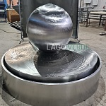 Фонтан-шар "Dzen" из нержавеющей стали | фото 2