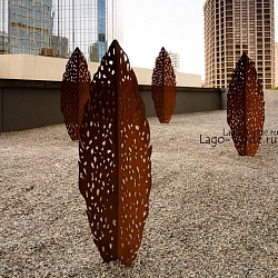 Скульптура для сада "Листья" 
