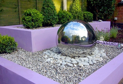 Скульптура шар из нержавеющей стали  | скульптура из стали и арт-объекты| купить в Lago Verde