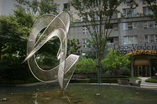 Городская парковая скульптура "Turn" | скульптура из стали и арт-объекты| купить в Lago Verde