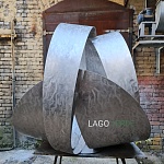 Современная скульптура из нержавеющей стали "Wave" | скульптура из стали и арт-объекты| купить в Lago Verde | фото 2