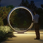 Световой арт-объект врата "Moongate" | скульптура из стали и арт-объекты| купить в Lago Verde | фото 1