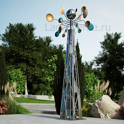 Ветряная парковая скульптура "Rumba 2.0" 