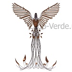 Скульптура из проволоки "Phoenix", подставка, основание, подиум для скульптуры купить в интернет-магазине Lago Verde, изготовление под заказ. Доставка. | фото 3