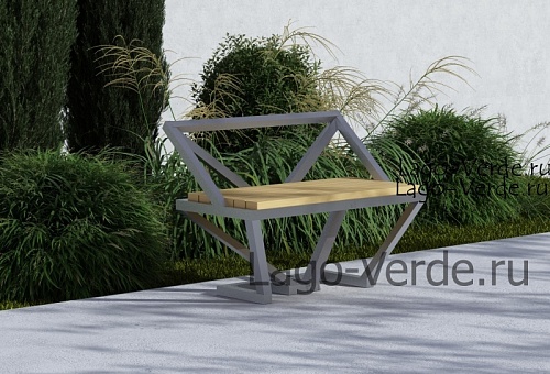 Уличное кресло "Polygon mini" элитная современная скульптура для сада и интерьера: купить в интернет-магазине Lago Verde