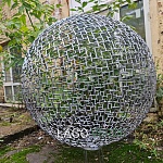 Ландшафтный шар из металла купить в интернет-магазине в Москве с доставкой | фото 1