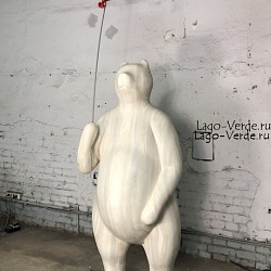 Скульптура медведя 