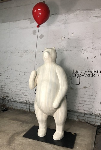 Скульптура медведя | Скульптура из стеклопластика купить в Lago Verde {Изготовление}