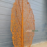 Ажурная скульптура для сада "Лист": купить | изготовить на заказ | фото 2