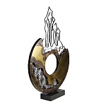 Оригинальная железная скульптура "Illusive" купить в интернет-магазине современной металлической скульптуры в Москве с доставкой |Скульптура из металла | фото 1