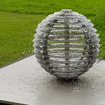 Фонтан-шар стальной "Globe" | фото 1
