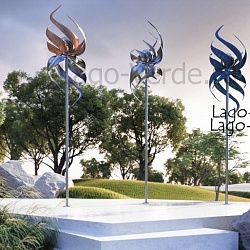 Ветряная кинетическая скульптура "Oro" 