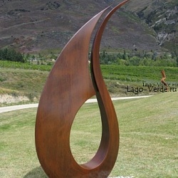 Парковая скульптура из кортеновской стали 