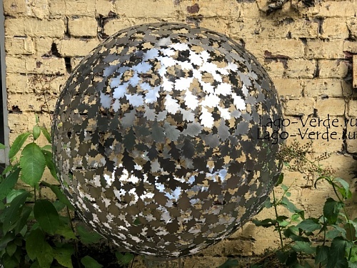 Ажурная садовая скульптура- шар "Oak"
