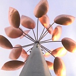 Ветряная скульптура "Water lily" | фото 2