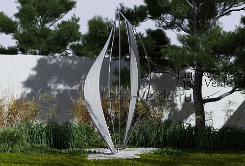 Абстрактная городская скульптура "Elica" | скульптура из стали и арт-объекты| купить в Lago Verde