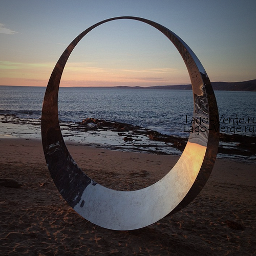 Стальная парковая скульптура "Ring" | скульптура из стали и арт-объекты| купить в Lago Verde