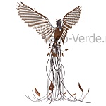 Скульптура из проволоки "Phoenix", подставка, основание, подиум для скульптуры купить в интернет-магазине Lago Verde, изготовление под заказ. Доставка. | фото 1