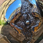 Скульптура-шар "Birth" из нержавеющей стали | скульптура из стали и арт-объекты| купить в Lago Verde | фото 1