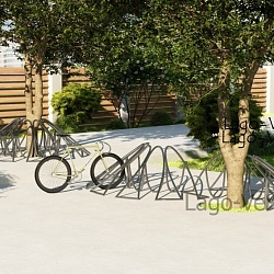 Велопарковка из нержавеющей стали "Parabola" 